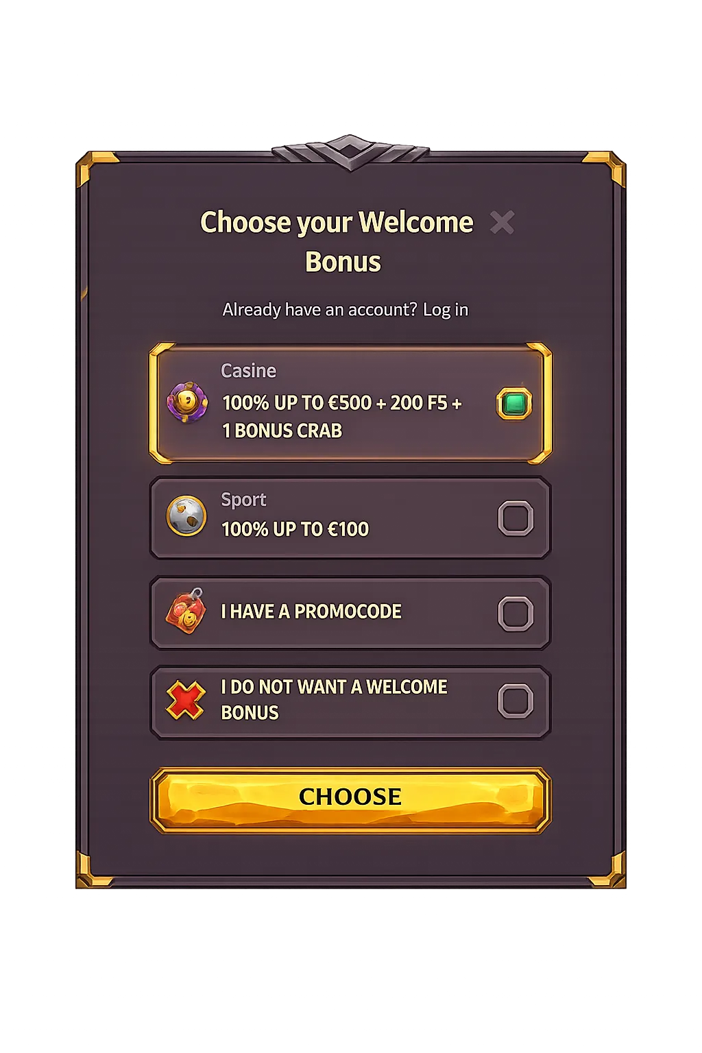 crazytower casino registration